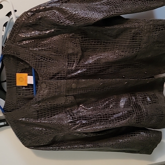 Ruby Rd. Black/Brown Textured Jacket - Picture 1 of 5